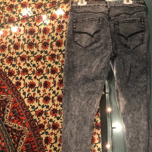 Acid washed skinny jeans PacSun - Picture 3 of 5